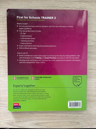 Cambridge book first (B2)
ISBN: 978-1-009-21217-5
