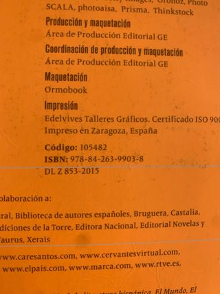 Lengua Castellana y Literatura 3º ESO