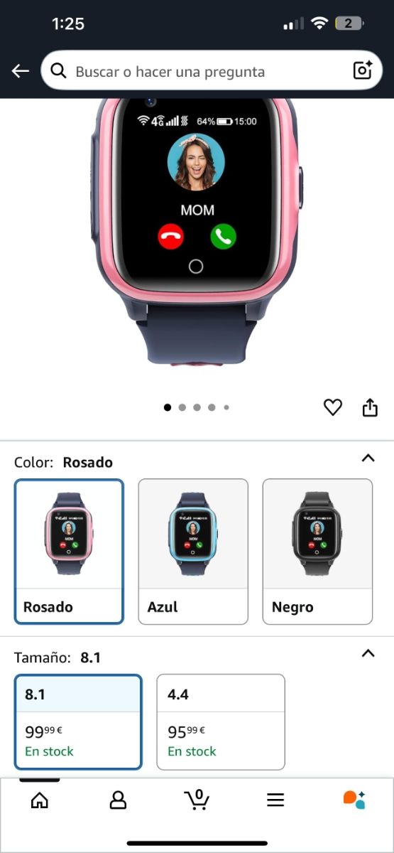 Reloj Inteligente GPS para Niños