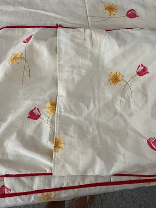 Colcha floral para cama de 90