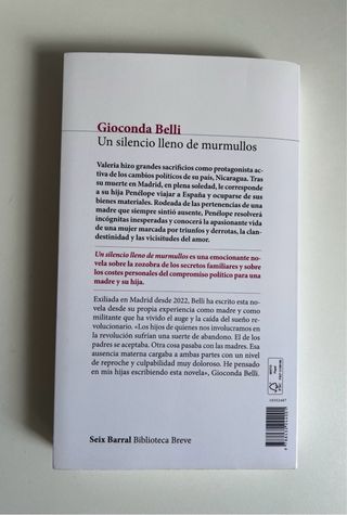 Gioconda Belli - Un Silencio lleno de Murmullos