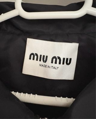 Giacca nera originale Miu Miu