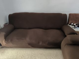 Sofá 3 plazas con armazón de hierro reclinable