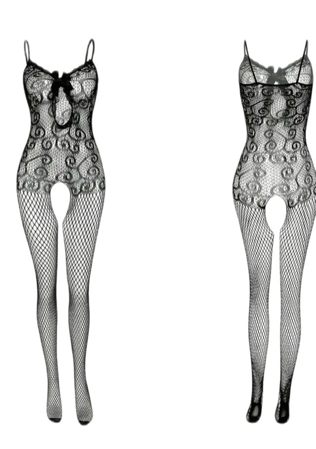 Malla sexy encaje negro