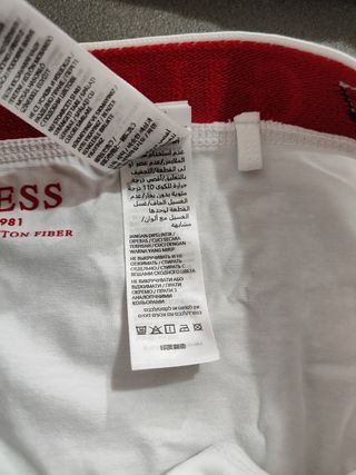 Guess Slip Uomo Pacco da 3 Bianco Taglia M Nuovi 
