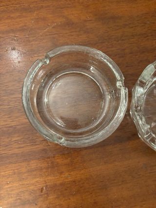 Coppia Posaceneri in Vetro