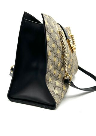 Bolso Gucci Padlock GG Supreme Beige/Oro