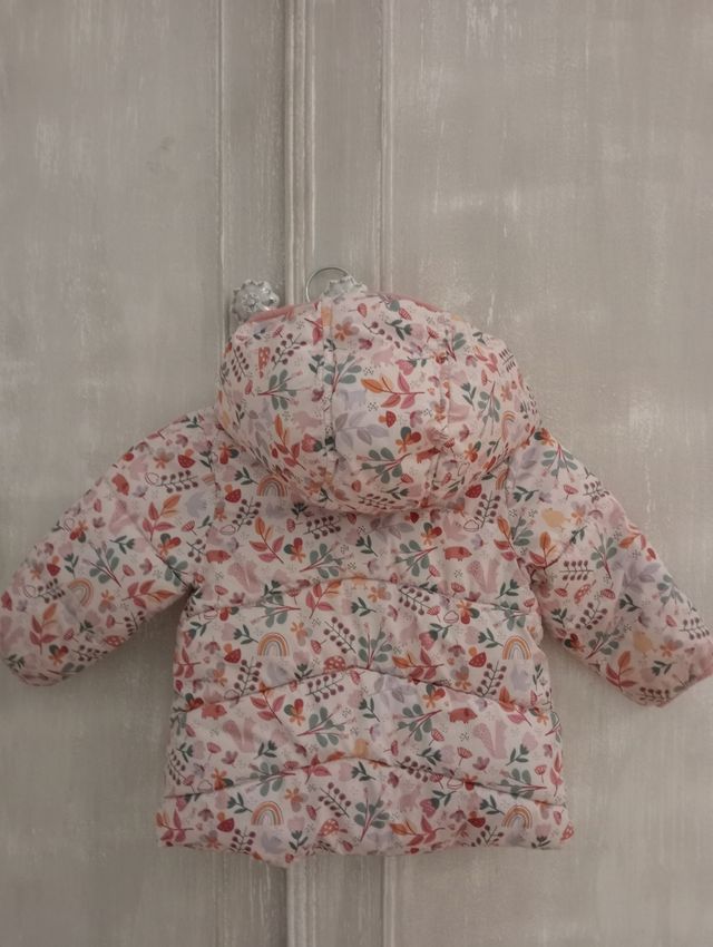 Abrigo niña Sfera estampado floral