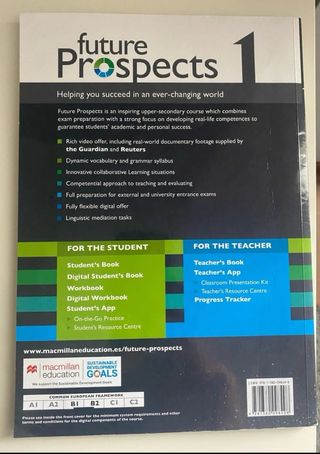FUTURE PROSPECTS 1 Student's book: libro de tex...