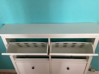Zapatero Ikea 4 cajones blanco