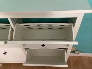 Zapatero Ikea 4 cajones blanco