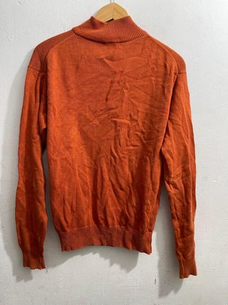 Talla M Jersey Gant Naranja Media Cremallera