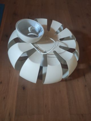 Lámpara Techo Blanca Metal Ikea 55cm