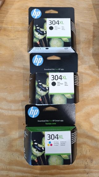 Cartuchos originales HP 304XL Negro y Tricolor