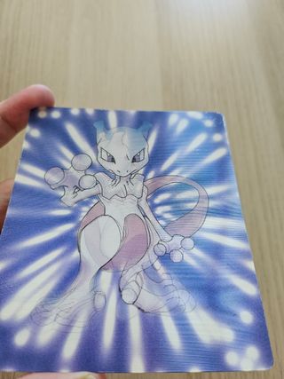Tarjeta Pokémon Mewtwo Promocional Kellogg 2001