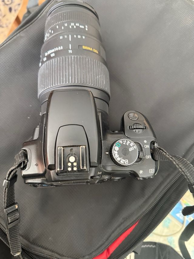 Cámara Canon 400D + Objetivo Sigma 70-300mm