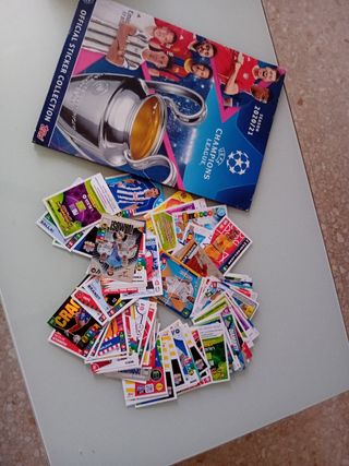 Colección cromos fútbol Champions League Topps