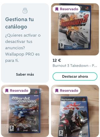 Lote PS2: Burnout 3, World Racing, Speed Kings