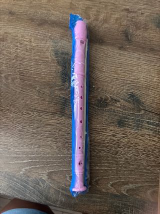 Flauta dulce rosa