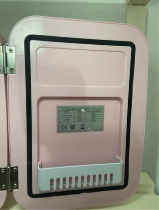 Mini nevera Flamingueo rosa