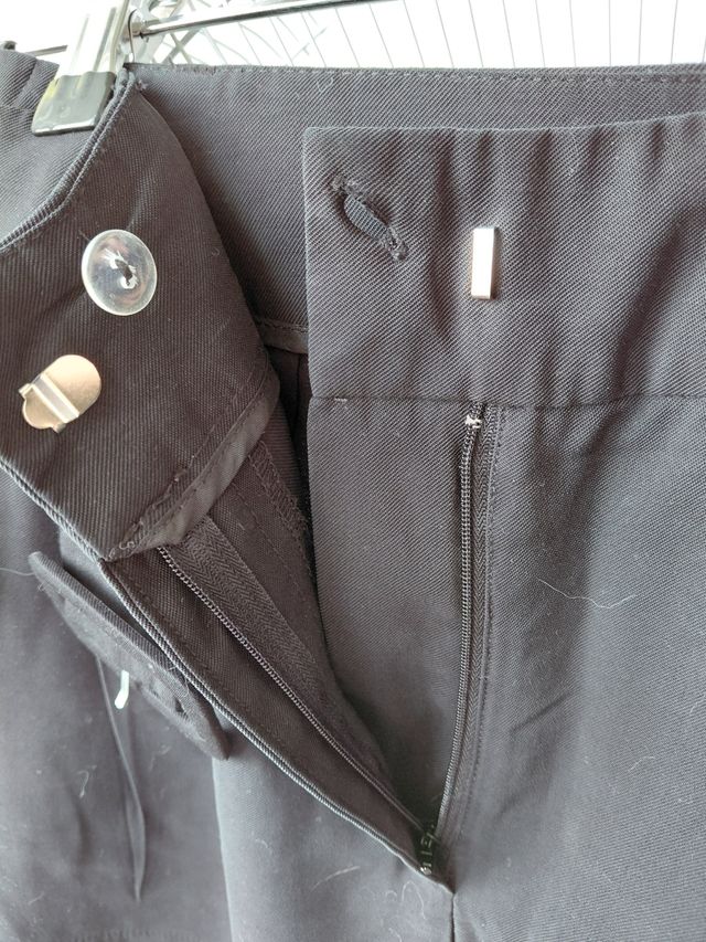 Pantalones cortos Amisu negros con cinturón