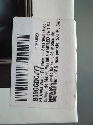 Huawei Watch Fit New Negro/Plateado