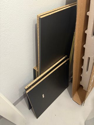 Baldas armario Ikea PAX negras.