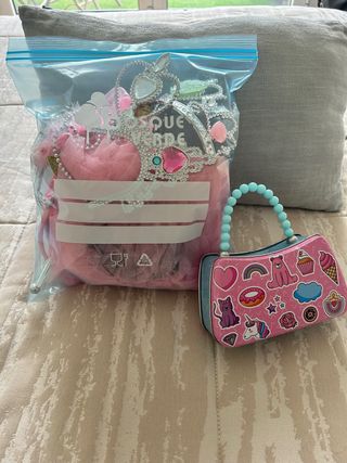 Disfraz Tul Rosa Unicornio y Bolso