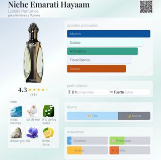Perfume Lattafa Hayaam Eau de Parfum 100ml