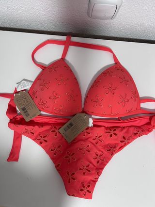 Bikini Coral Calzedonia Talla M