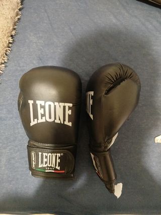 Guantes Boxeo Leone Negros
