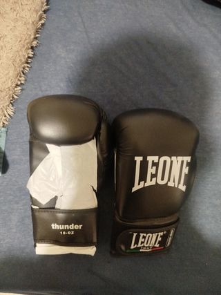 Guantes Boxeo Leone Negros