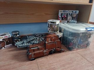 Lote Juguetes Star Wars Funko Pop y Lego