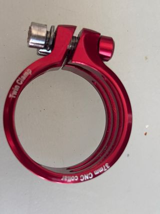 Abrazadera sillín Orbea 37mm CNC Roja
