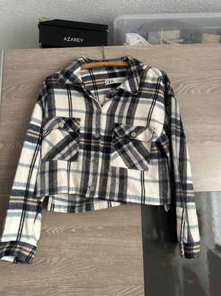Chaqueta Zara cuadros oversize