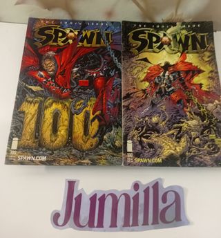 Lote 2 cómics Spawn #100.image usa