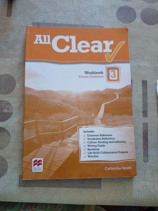 ALL CLEAR 3 Wb Castellano. Está sin usar