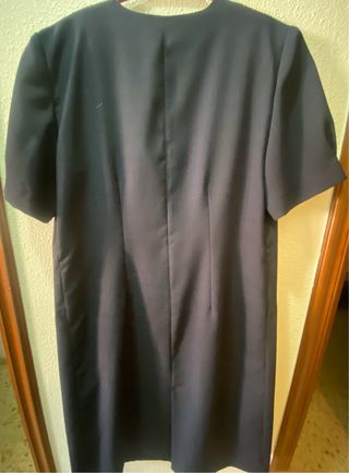 Vestido azul elegante para señora
