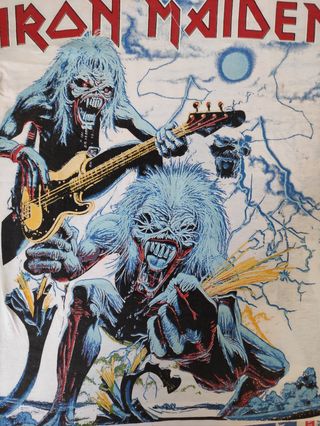 Iron Maiden T Shirt Vintage 1993 Tour Heavy Metal 