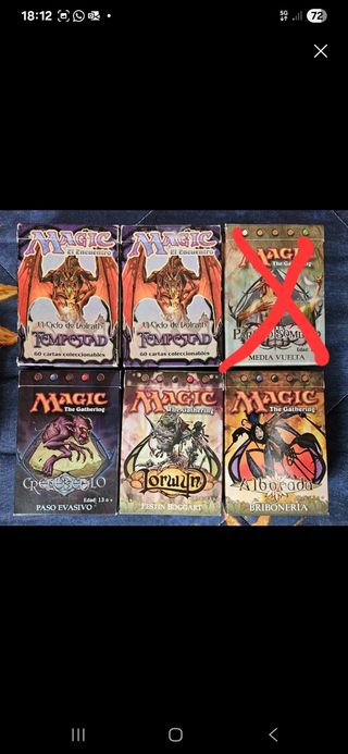 5+1 Cajas Mazos Magic The Gathering