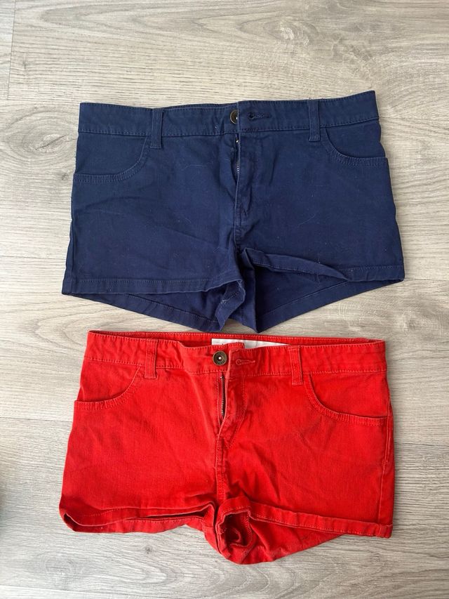 Pack 4 pantalones cortos de vestir