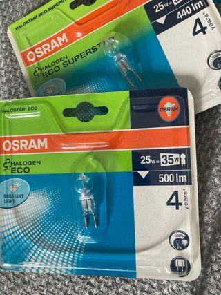 10 Lampadine Osram HaloStar Eco 25W/35W