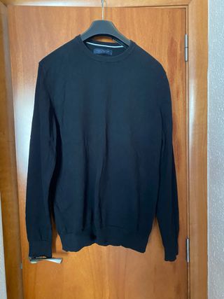 Jersey Negro Manga Larga