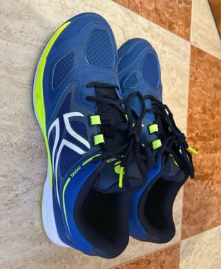 Zapatillas Pádel Artengo Azul/Amarillo Talla 42