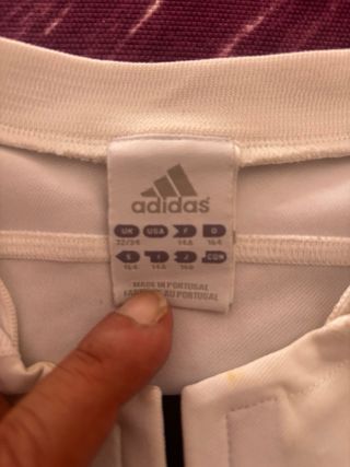 Camiseta R.Madrid Beckham Adidas Blanca original,