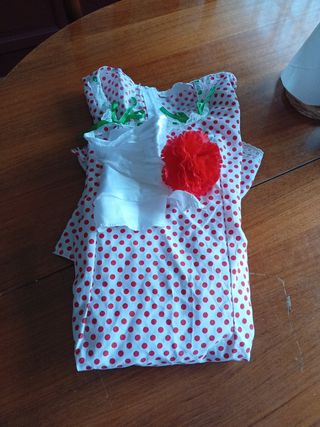 Traje de Chulapa con lunares rojos