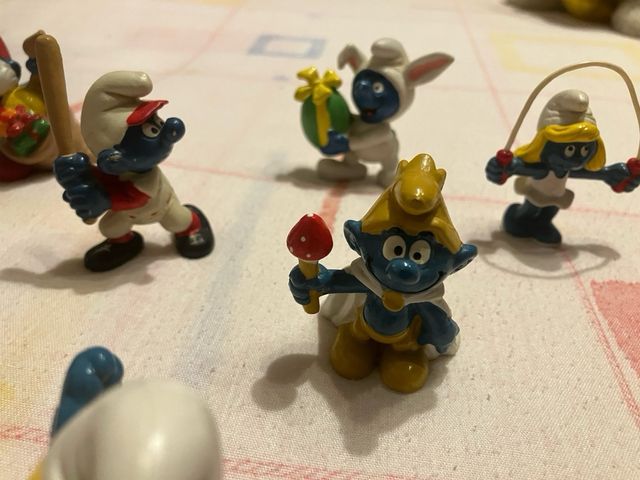 9 Puffi Vintage Anni '80