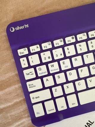 Teclado inalámbrico SilverHT morado