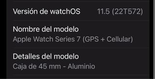 Apple Watch Serie 7 GPS + Cellular 45mm