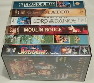 6 Películas VHS: Acción, Aventura y Musicales